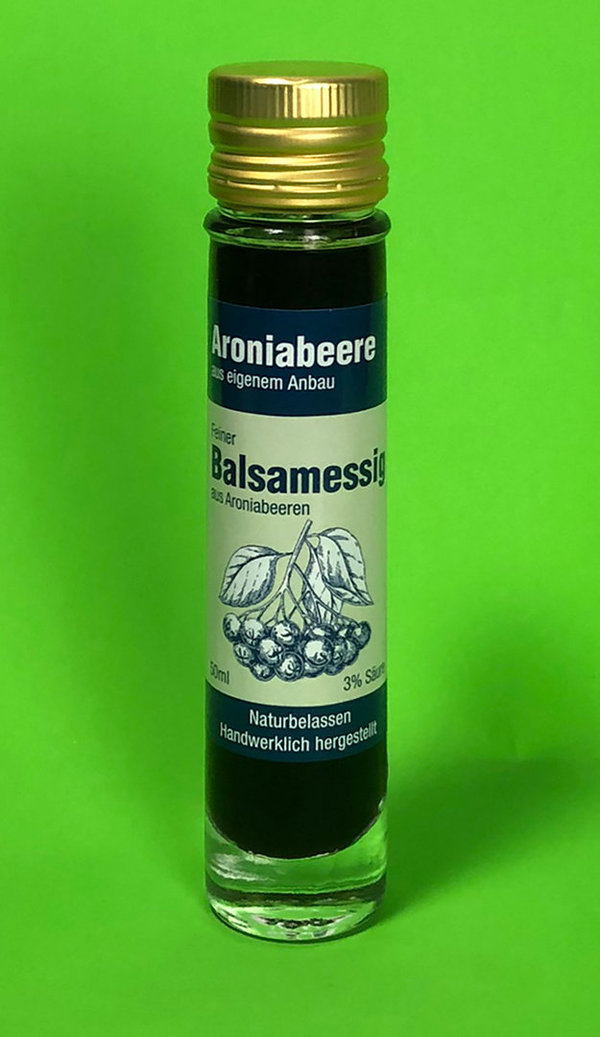 Aronia Balsamessig 50 ml Flasche